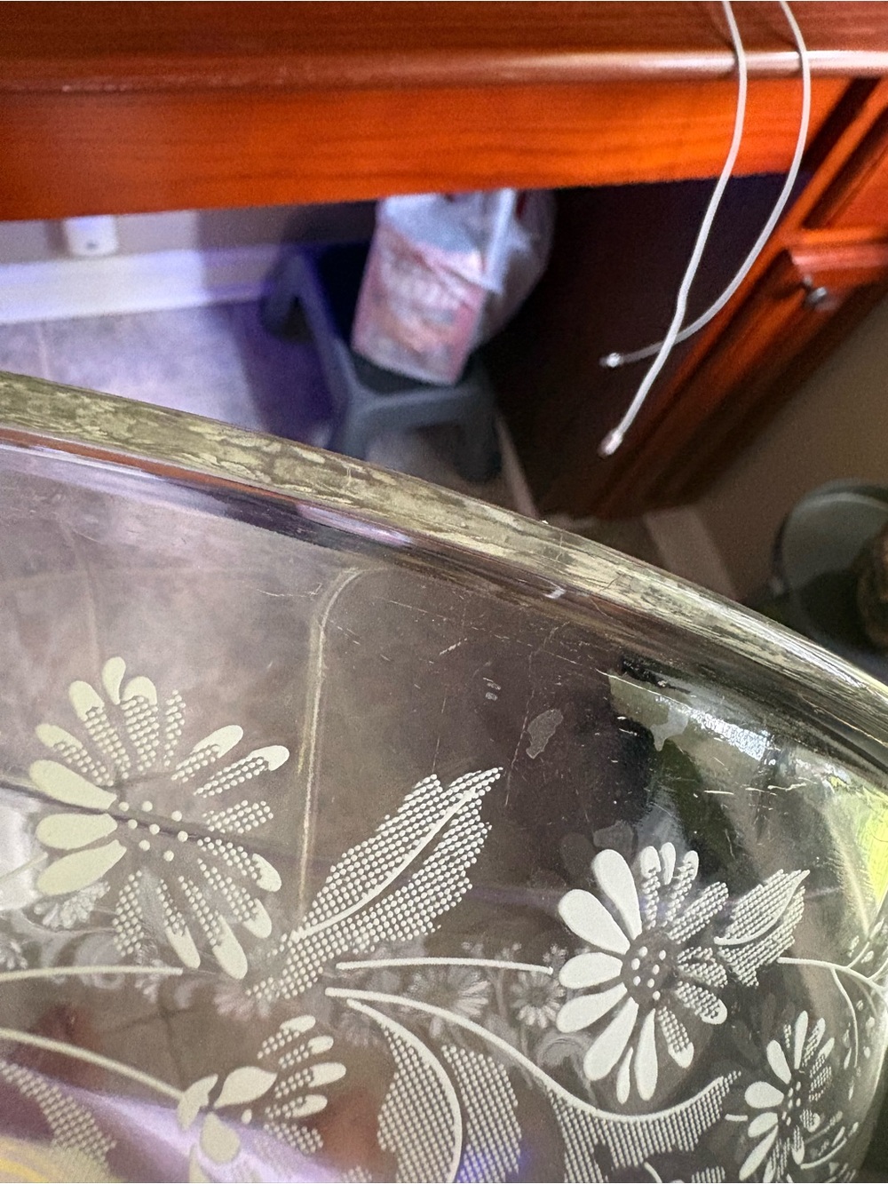 Vintage Pyrex Colonial Mist 326 Mixing Bowl - Picture 5 of 7